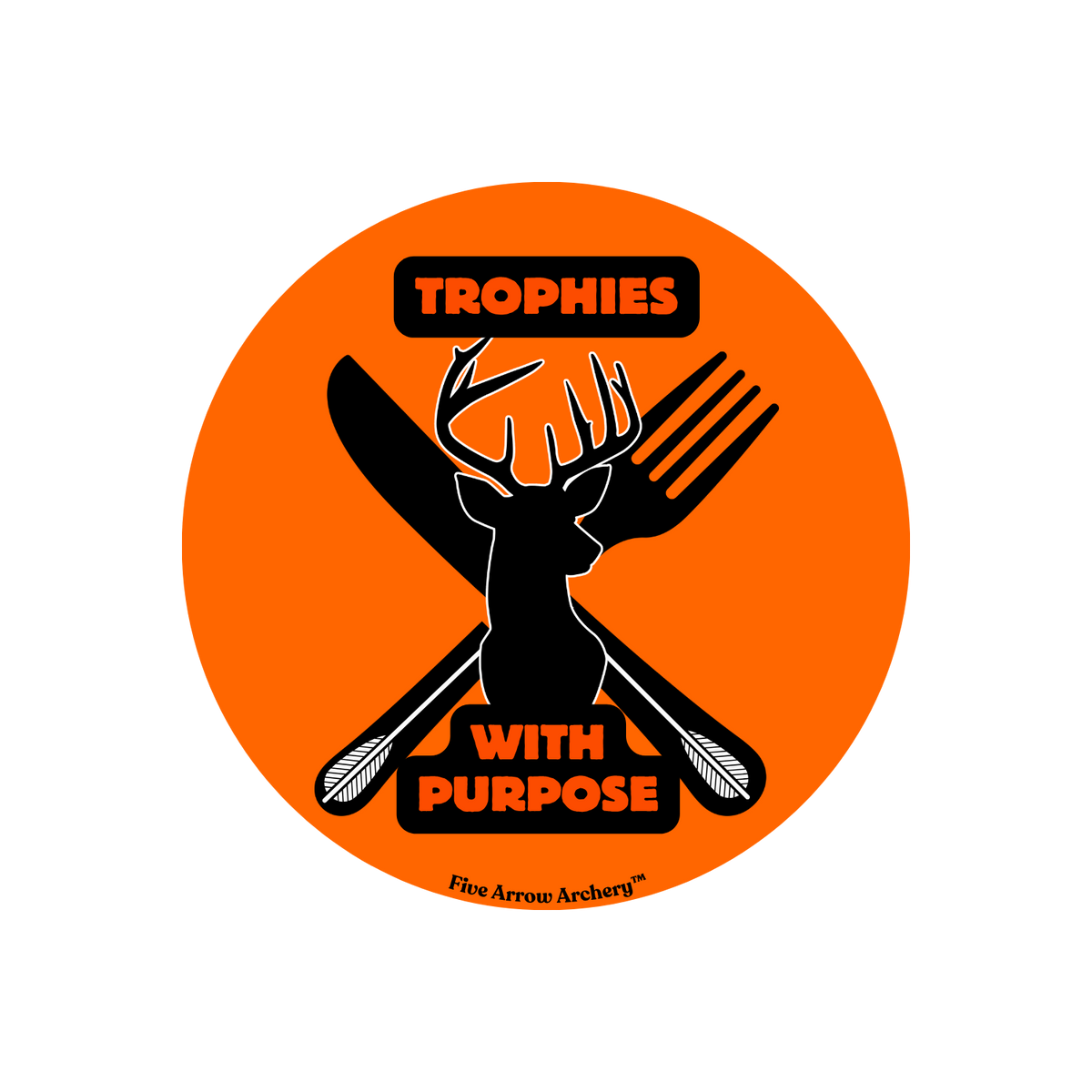 Trophies With Purpose - Bowhunting Sticker