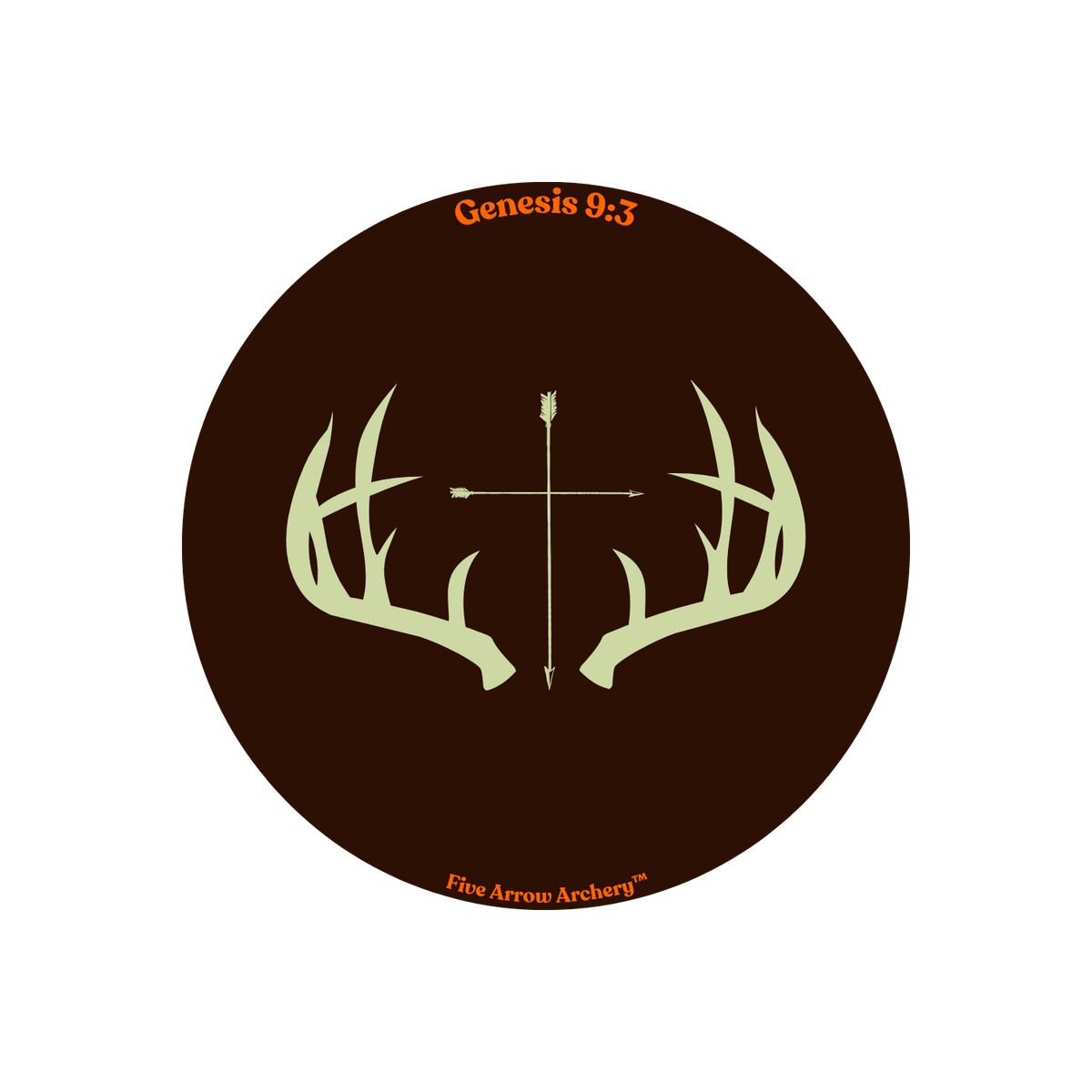 Genesis 9:3 - Christian Hunting Sticker