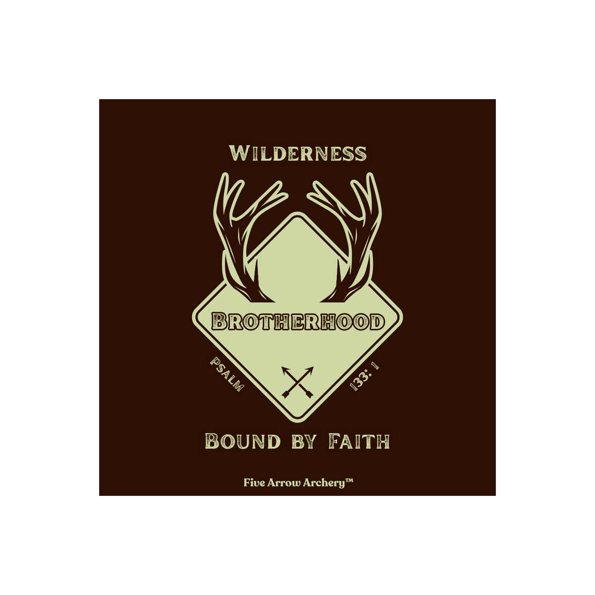 Wilderness Brotherhood - Christian Hunting Sticker