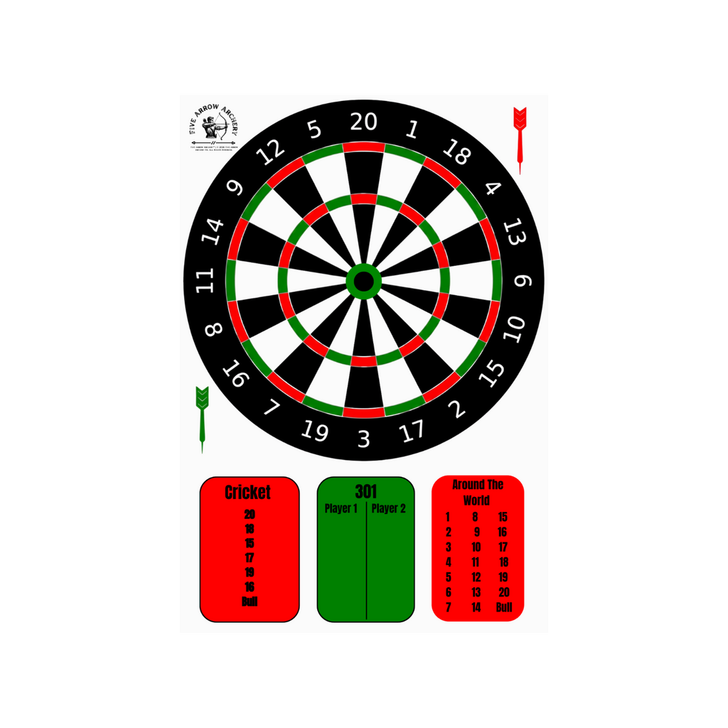 Pub Pack - (4) Dartboard, (4) 8-ball, (4) 9-ball
